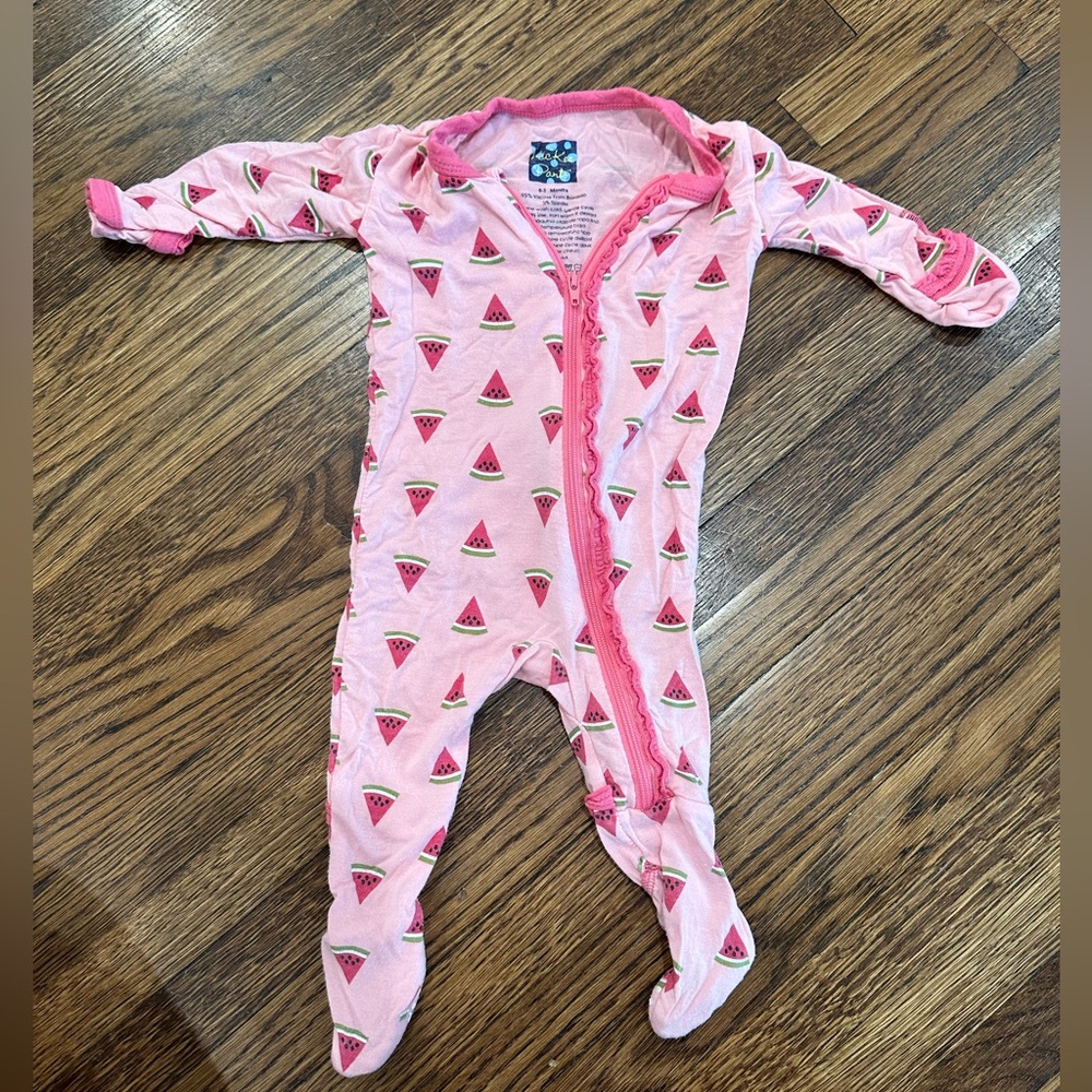 Kickee Pants Zippy with ruffles